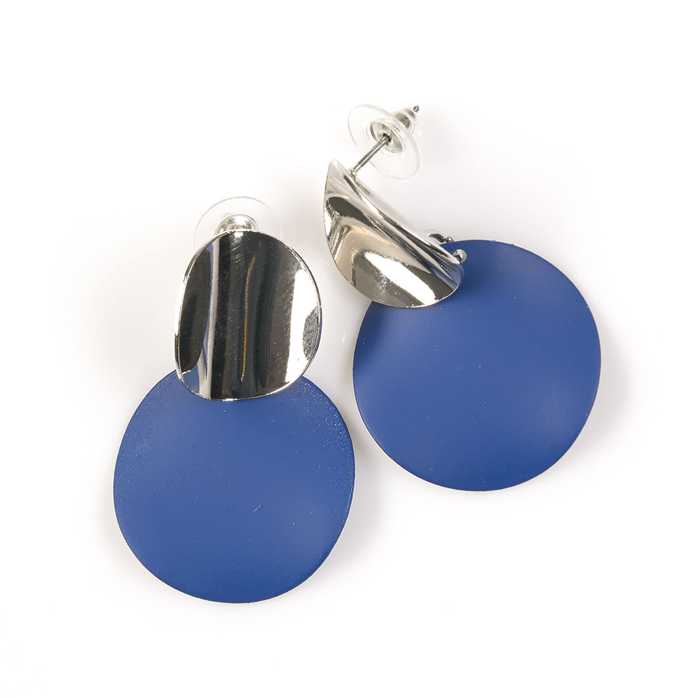 Cercei metalici bicolori - 2 | YEO