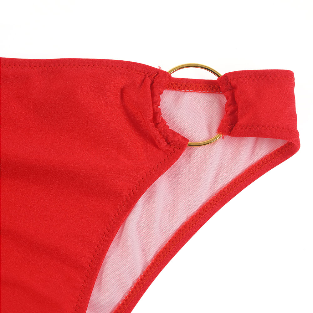 Slip rosu de baie - 1 | YEO