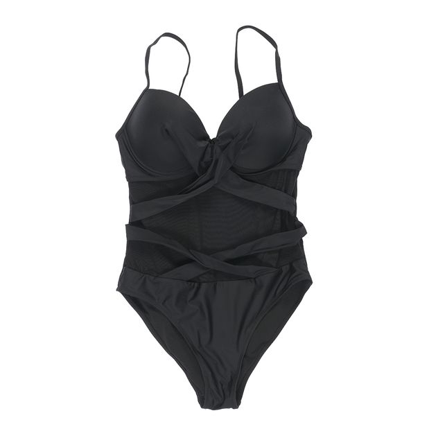 Costum de baie intreg negru