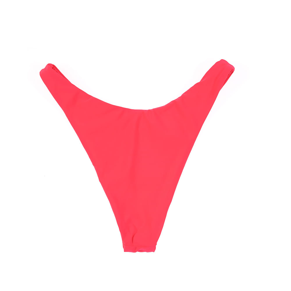 Slip de baie roz cu talie inalta - 2 | YEO