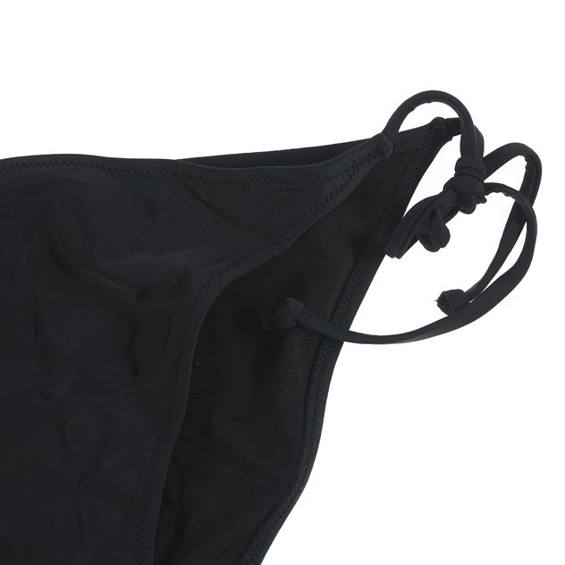 Slip negru cu snur