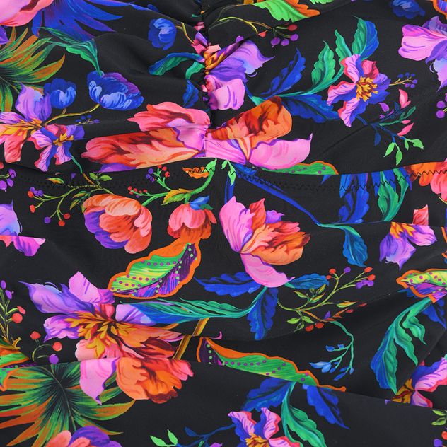 Costum de baie cu model floral