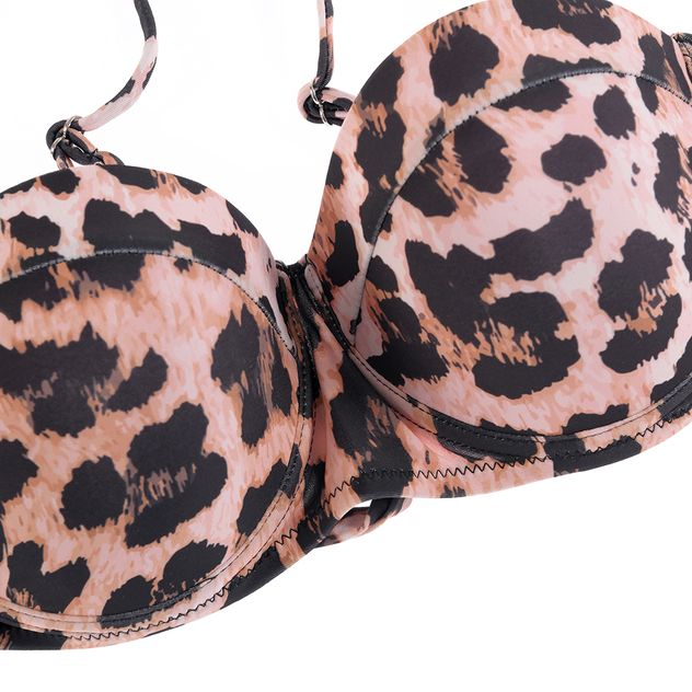 Sutien de baie cu model animal print