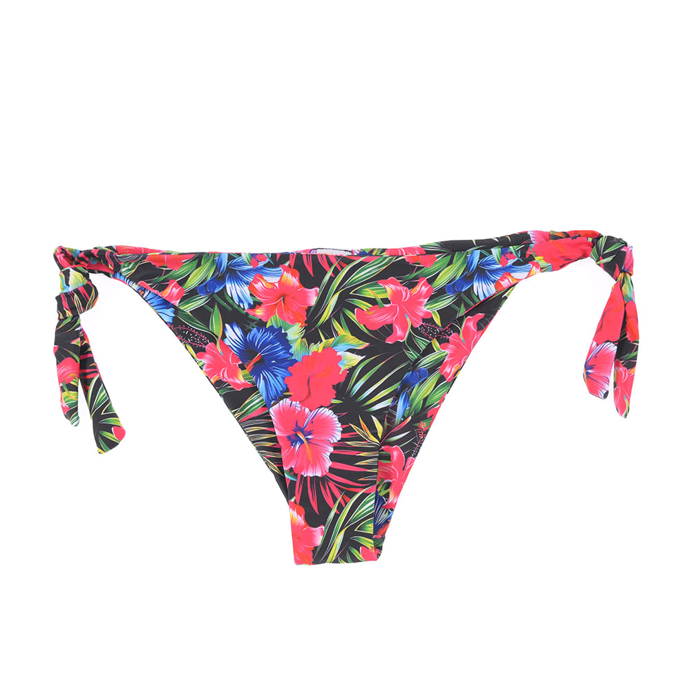 Slip de baie cu flori roz