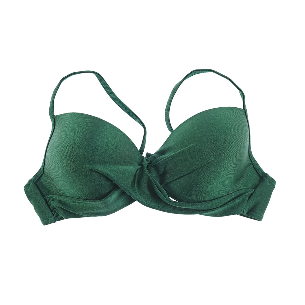 Sutien verde cu bretele subtiri