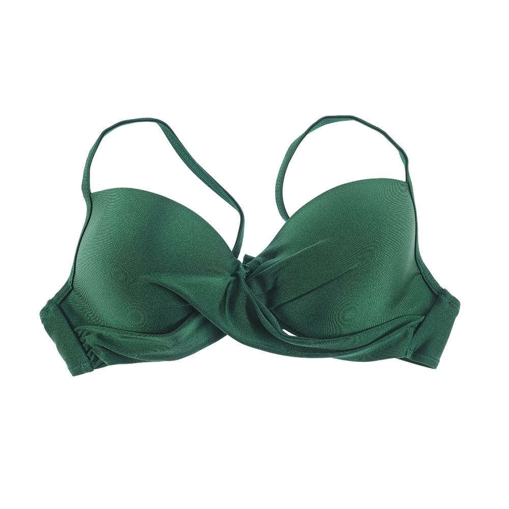 Sutien verde cu bretele subtiri - 4 | YEO