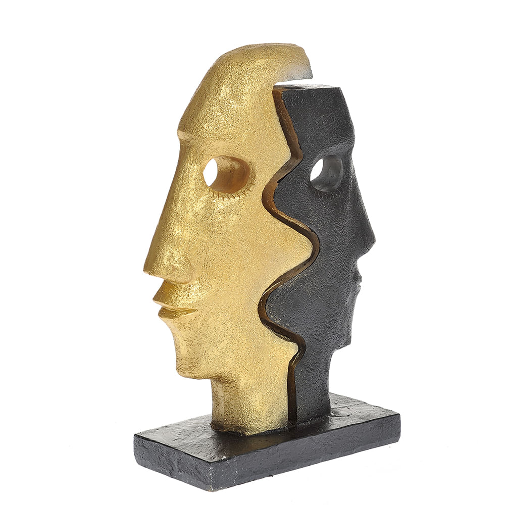 Statueta decorativa bicolora 