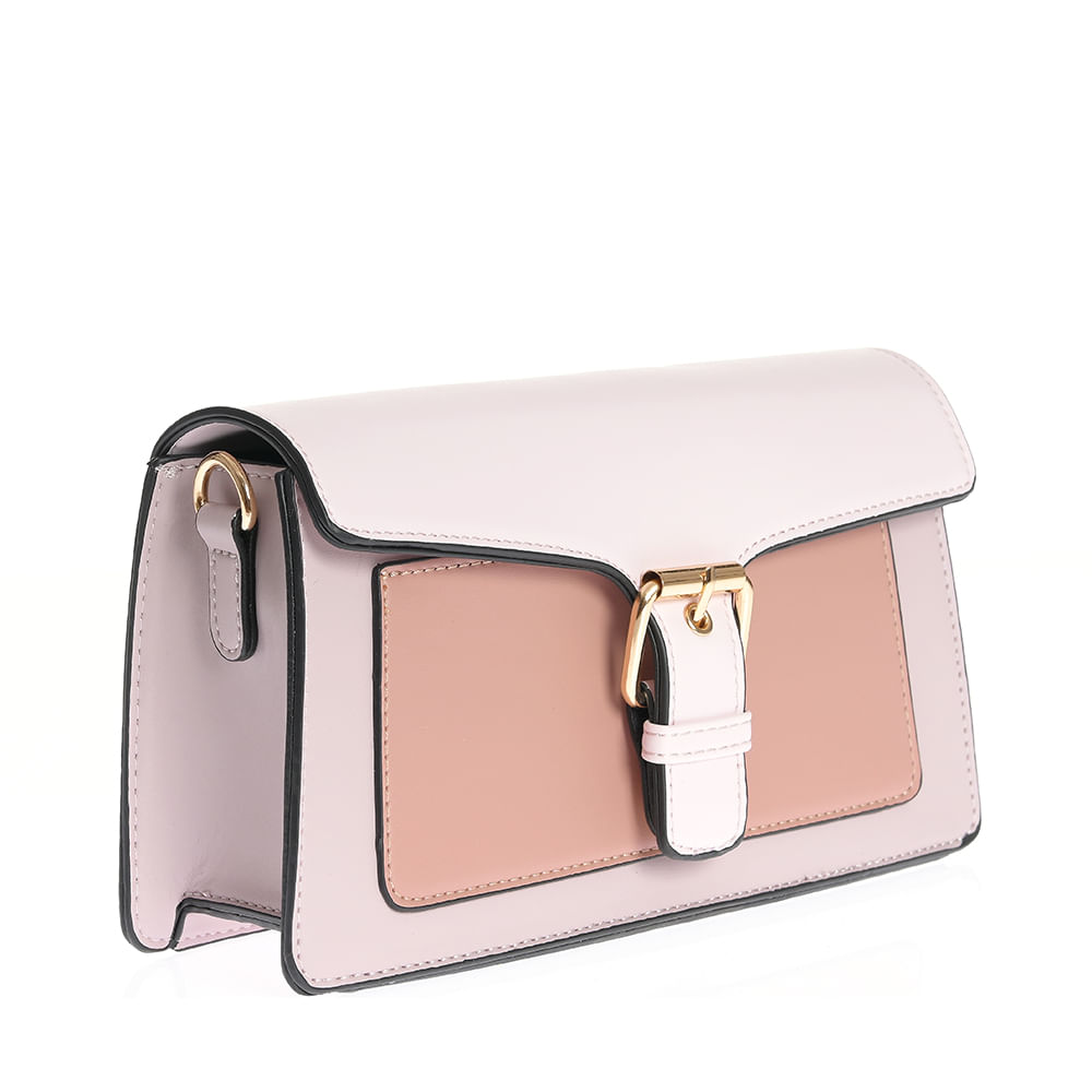 Geanta de umar in nuante pastel cu catarama decorativa - 1 | YEO