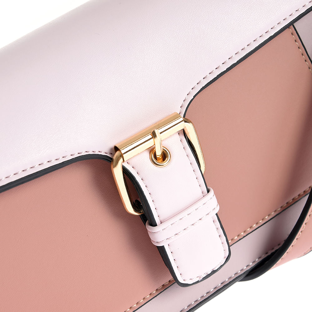 Geanta de umar in nuante pastel cu catarama decorativa - 2 | YEO