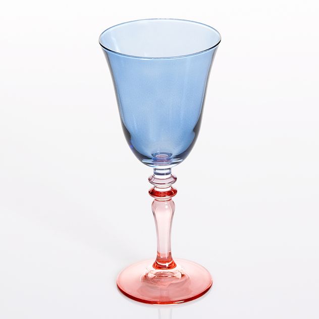 Pahar pentru vin cu design bicolor
