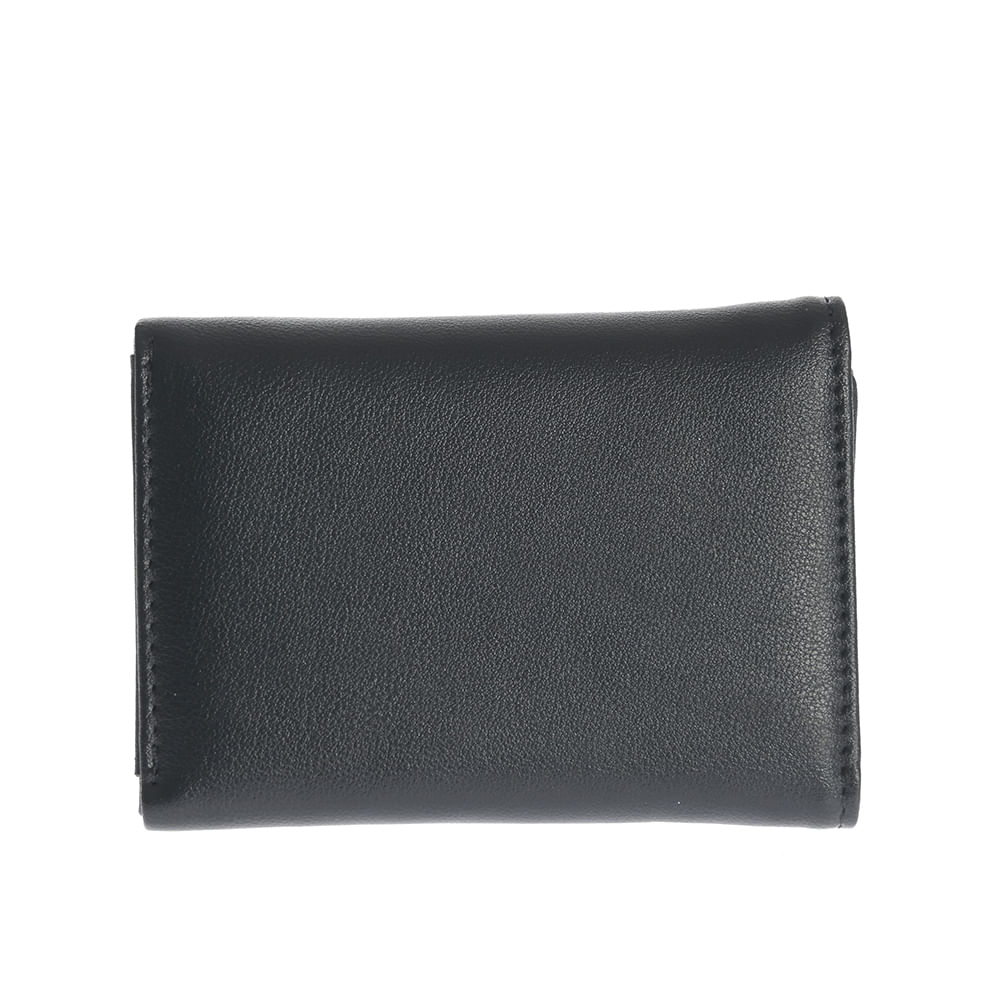 Portofel din piele negru - 2 | YEO
