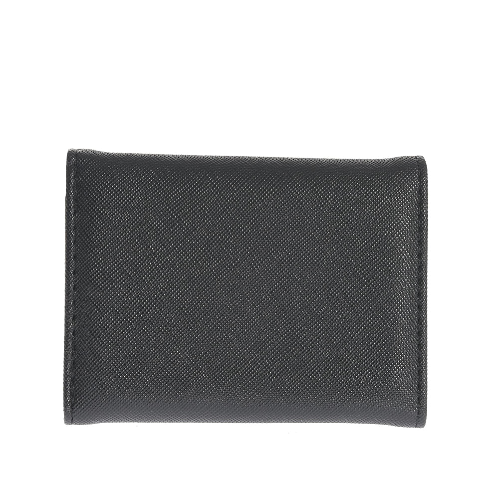 Portofel mini negru din piele ecologica - 2 | YEO