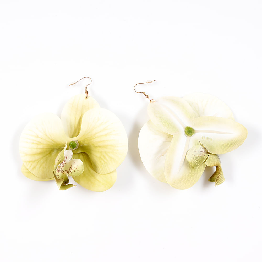Cercei in forma de floare de orhideea - 2 | YEO