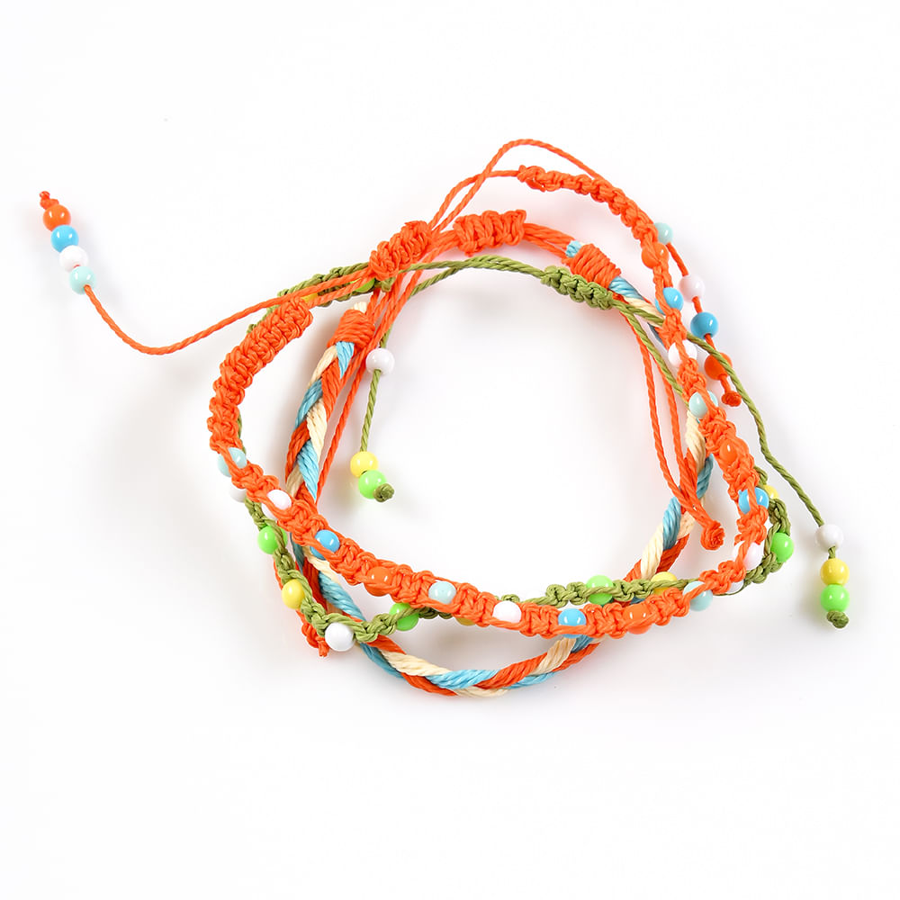 Set 3 bratari multicolore cu margele