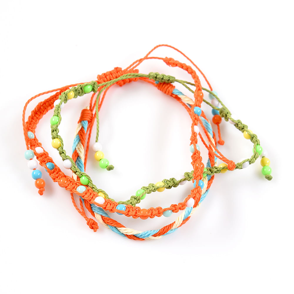 Set 3 bratari multicolore cu margele - 2 | YEO