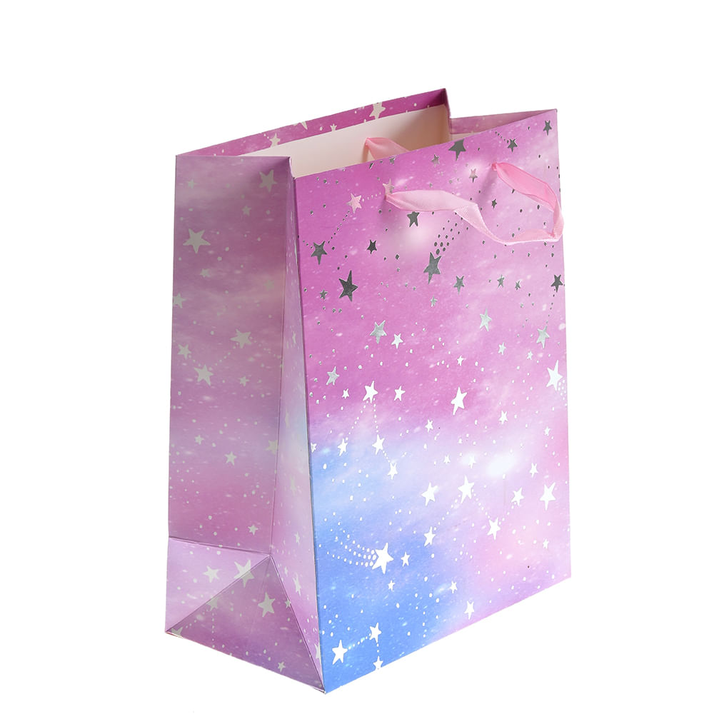 Punga de cadou cu stele 18 x 23 cm - 1 | YEO