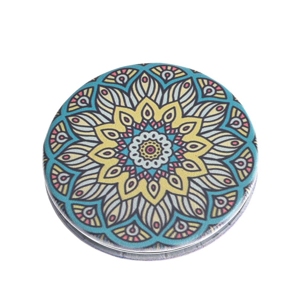 Oglinda rotunda cu imprimeu mandala - 1 | YEO