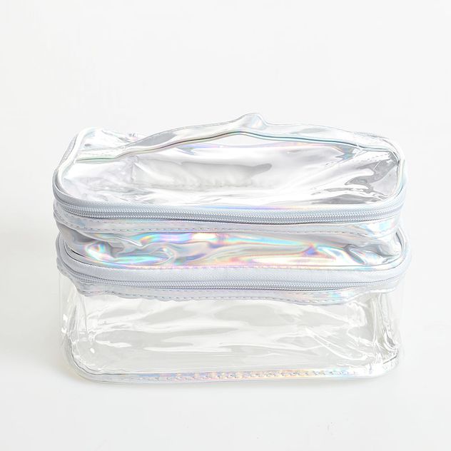 Geanta cosmetica transparenta