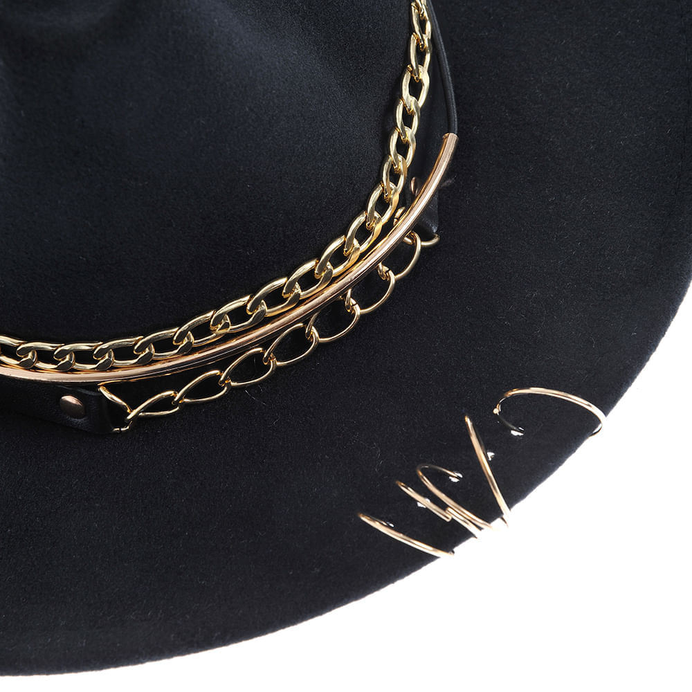 Palarie fedora neagra - 1 | YEO