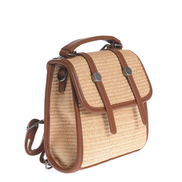 Rucsac casual cu bretele maro