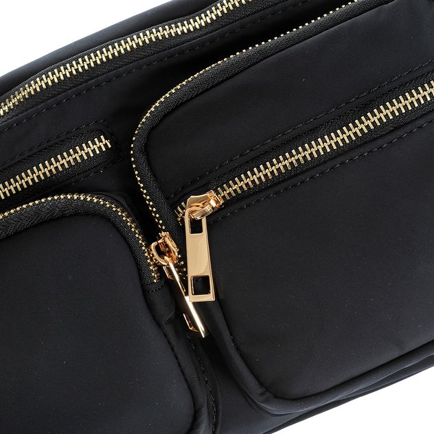 Borseta neagra cu buzunare multiple