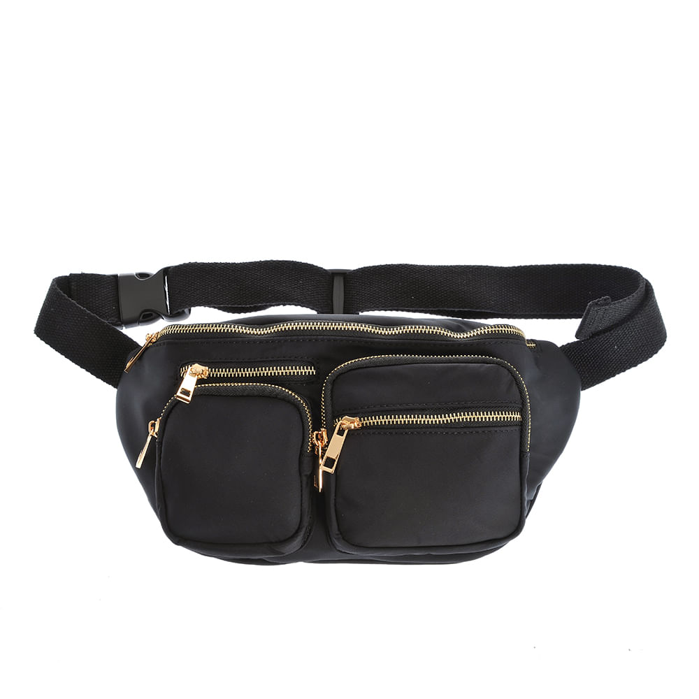 Borseta neagra cu buzunare multiple - 2 | YEO