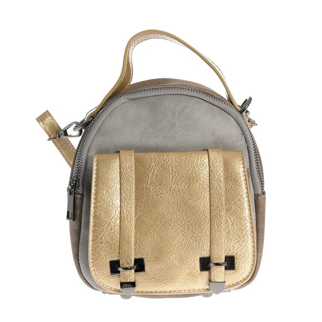 Rucsac mini bicolor cu bretele detasabile