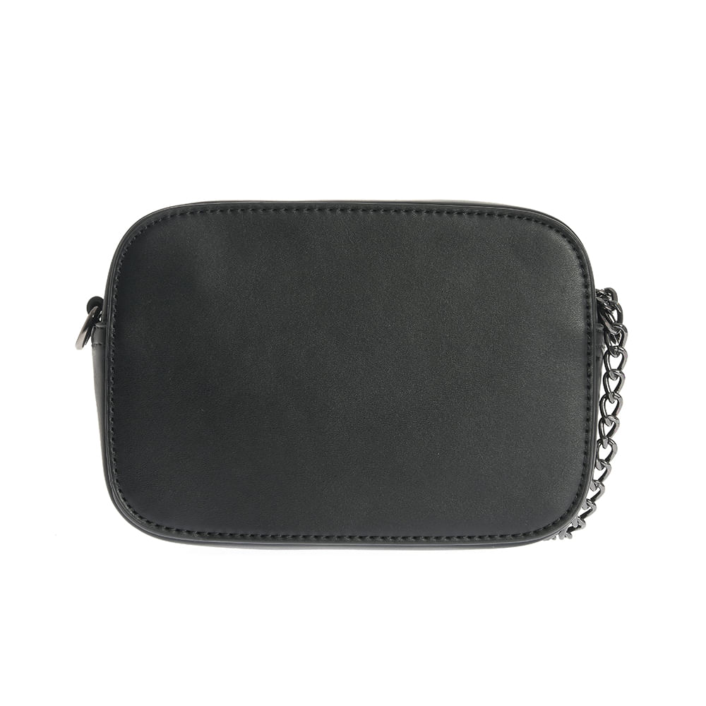 Borseta neagra din piele ecologica - 2 | YEO