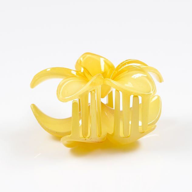 Cleste de par floare galbena 8 cm
