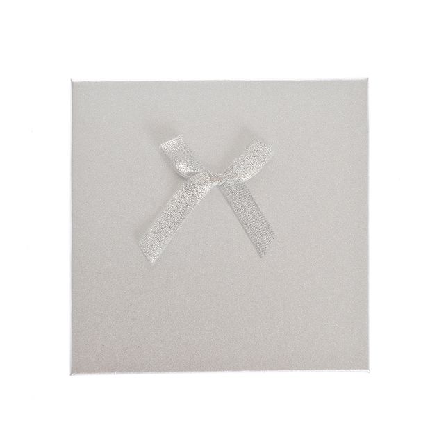 Cutie cadou argintie 14 x 14 cm