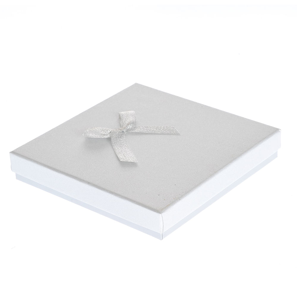 Cutie cadou argintie 14 x 14 cm - 1 | YEO