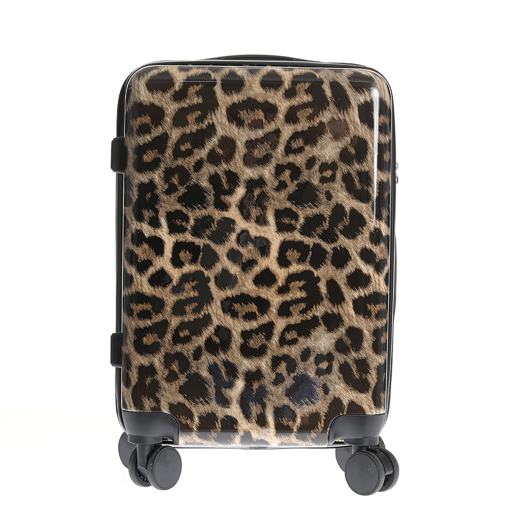Set troler si geanta de voiaj cu model animal print - 1 | YEO