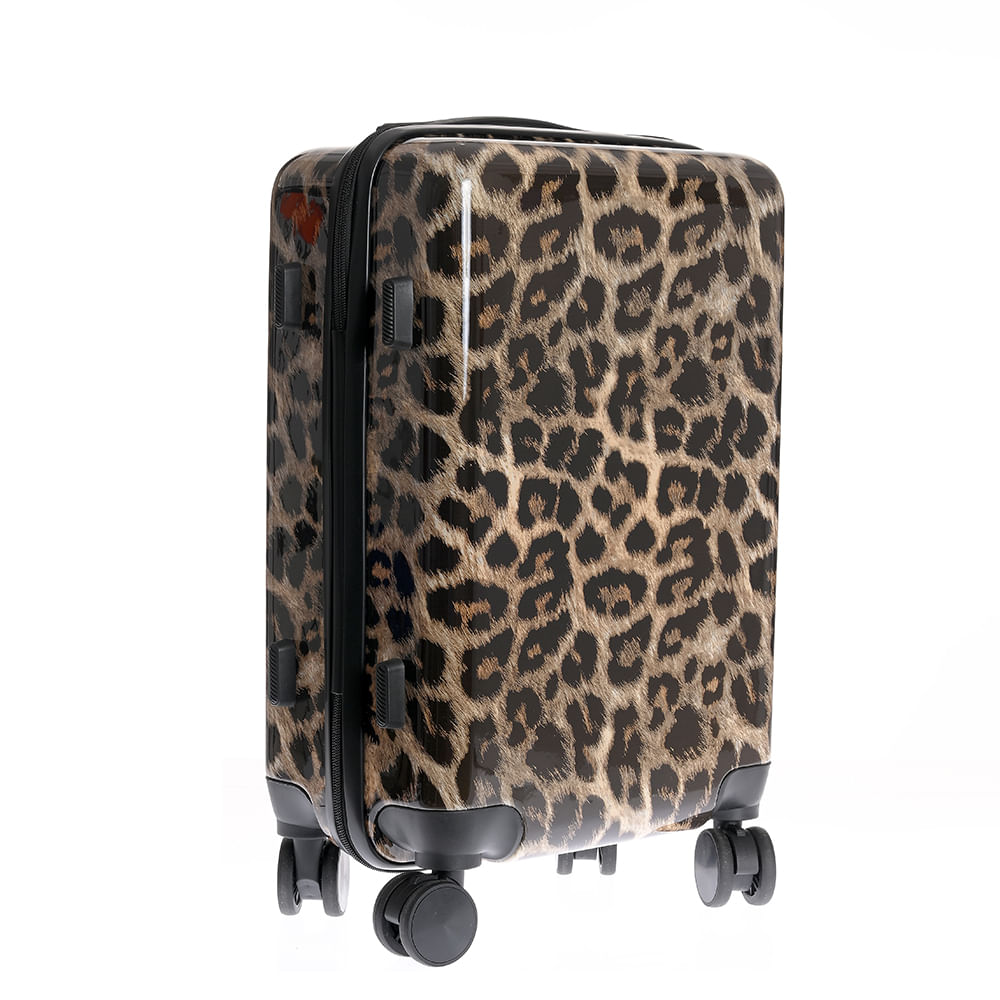 Set troler si geanta de voiaj cu model animal print - 2 | YEO
