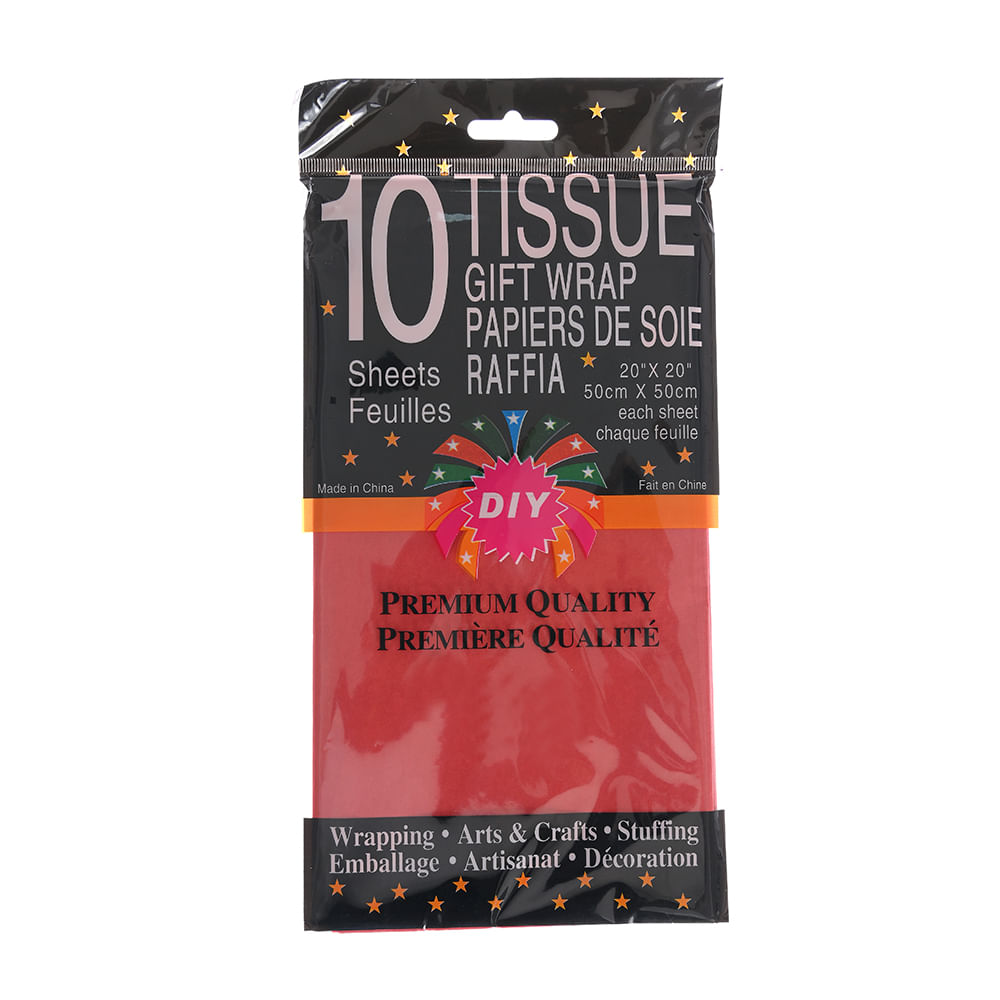 Set 10 coli rosii de hartie pentru ambalat 50 cm - 3 | YEO