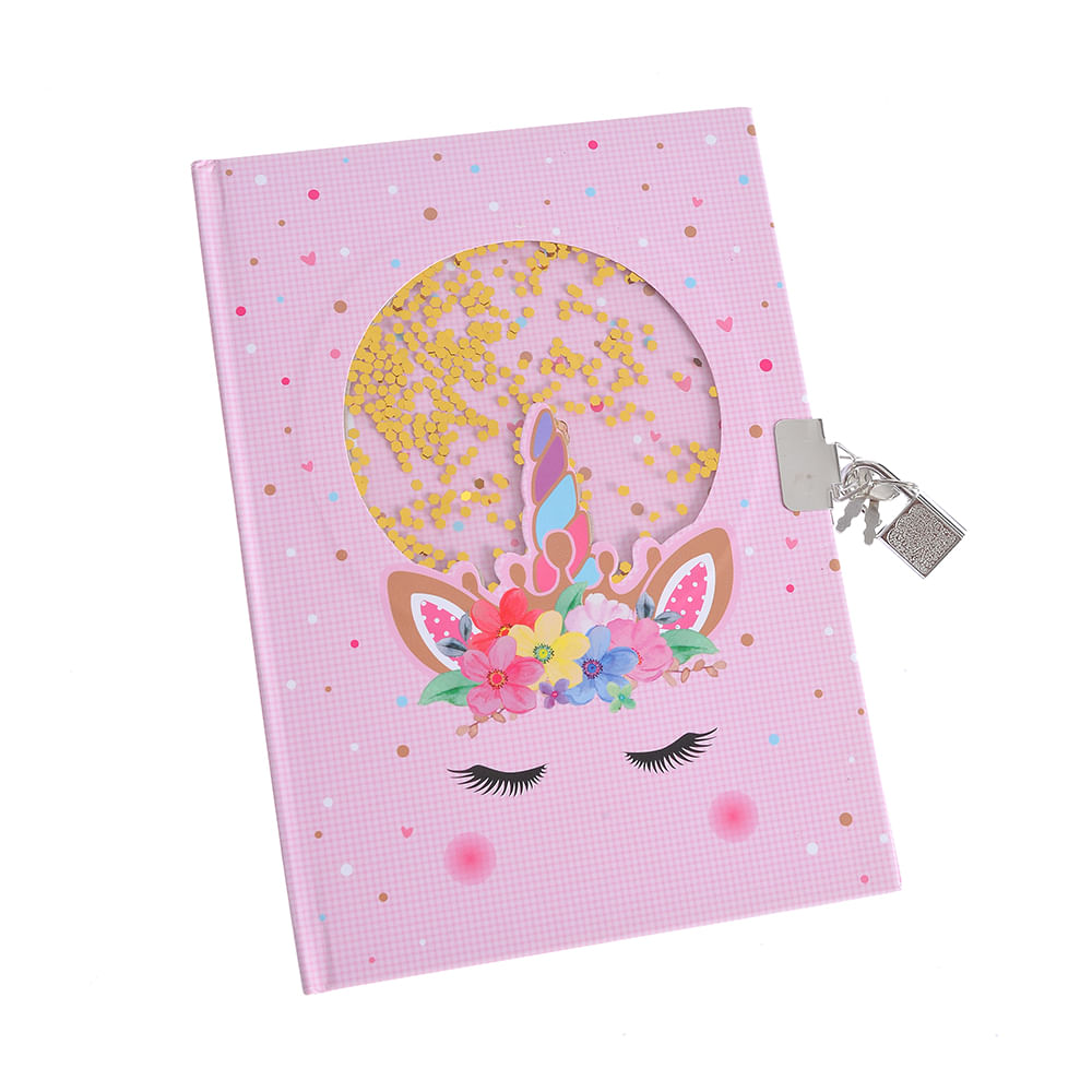 Agenda roz cu unicorn