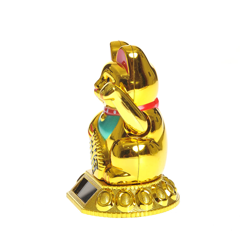 Decoratiune feng shui pisica chinezeasca aurie - 2 | YEO