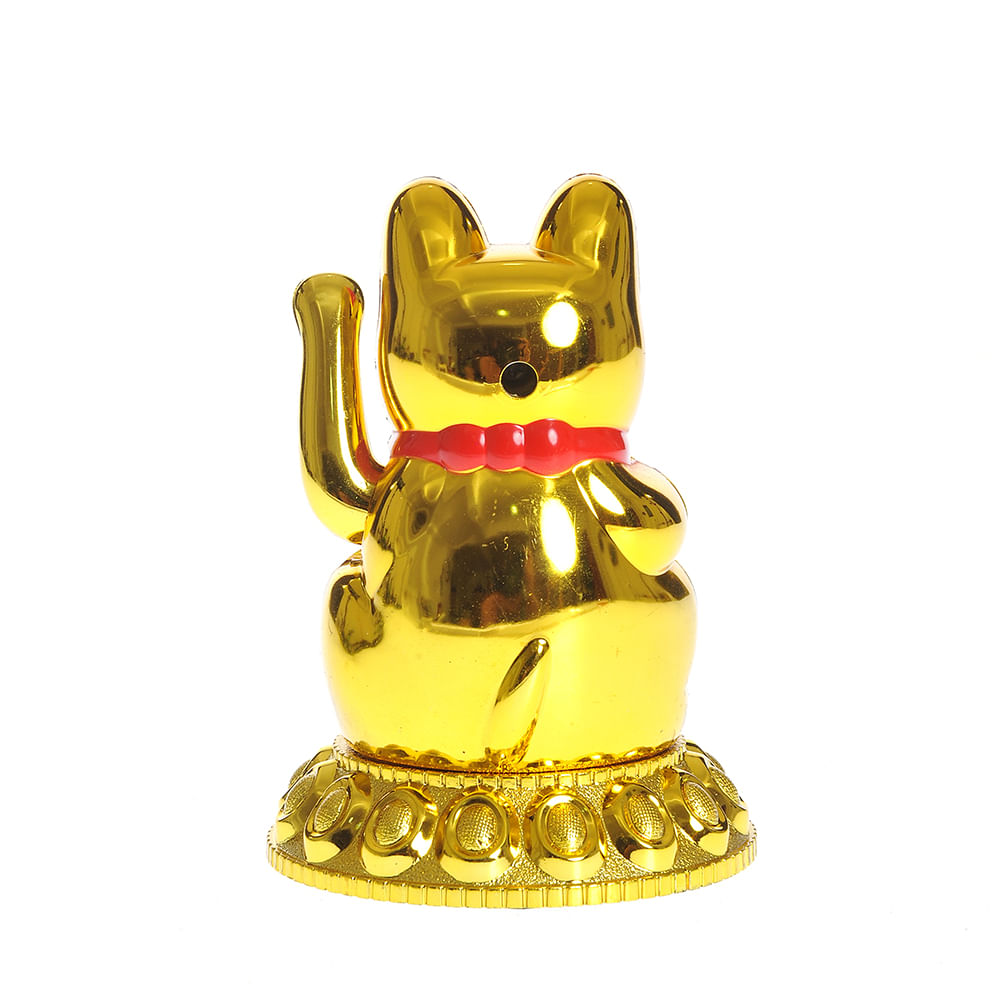 Decoratiune feng shui pisica chinezeasca aurie - 3 | YEO