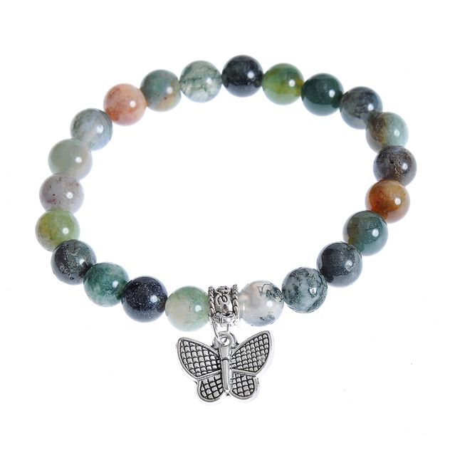 Bratara din pietre naturale Indian Agate