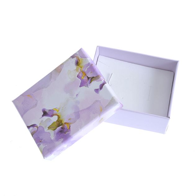 Cutie cadou cu imprimeu floral 10 cm