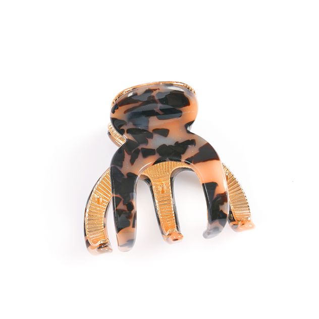Cleste de par cu model animal print si aspect lucios