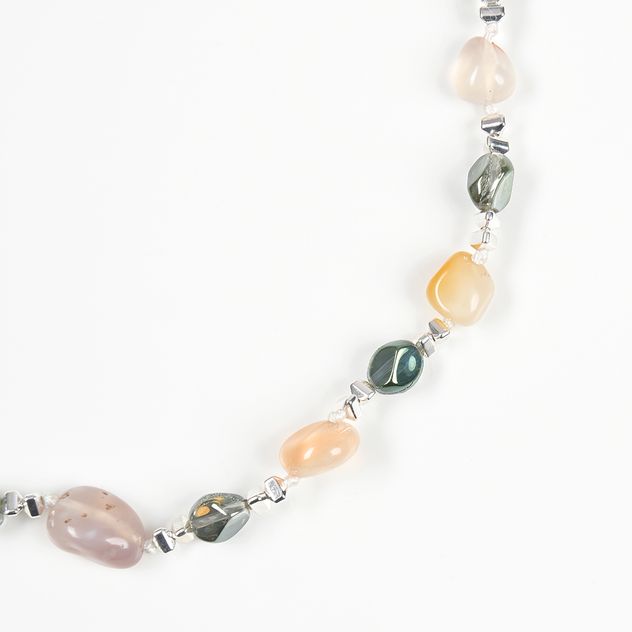 Colier cu pietre naturale multicolore