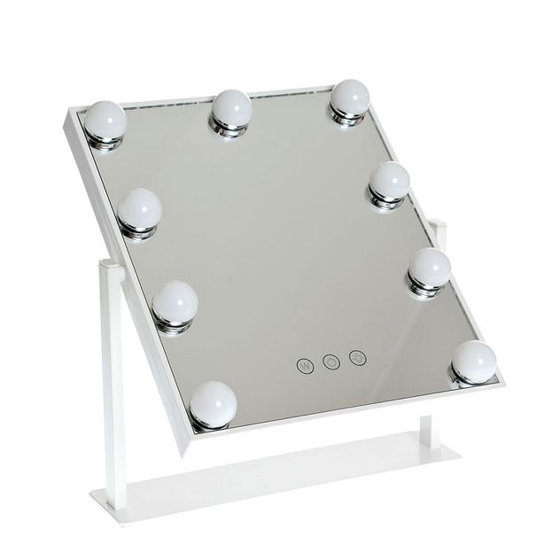 Oglinda pentru make-up cu led-uri 35 cm