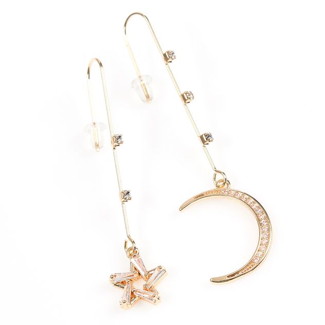 Cercei lungi luna si stea