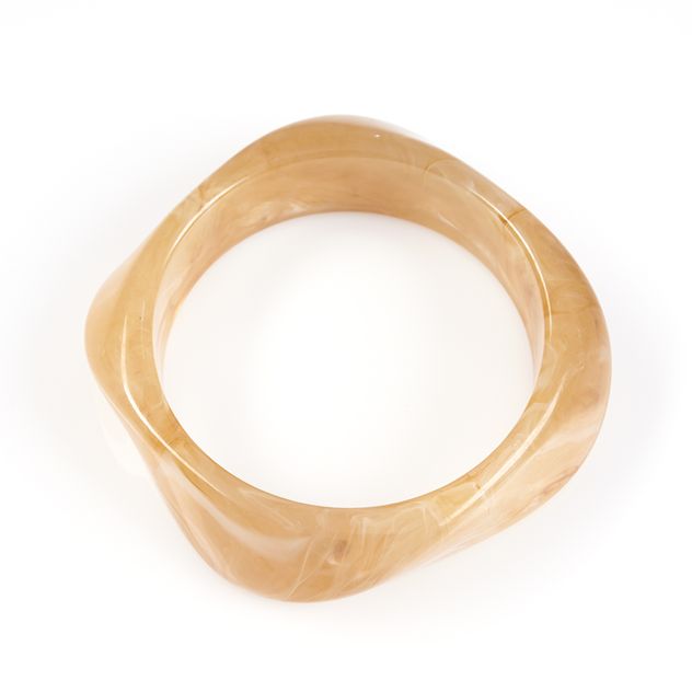 Bratara rigida maro deschis stil minimalist