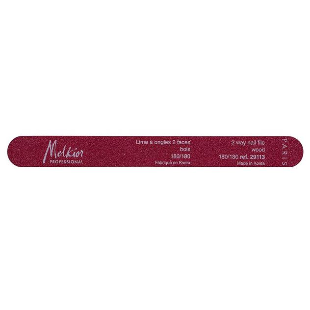 Pila rosie unghii pe suport de lemn 180 / 180