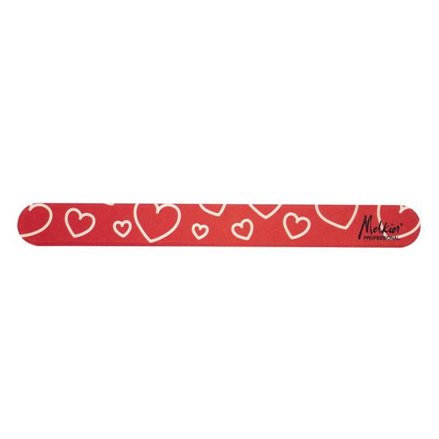 Pila rosie cu doua fete , imprimeu inimi 180 / 240