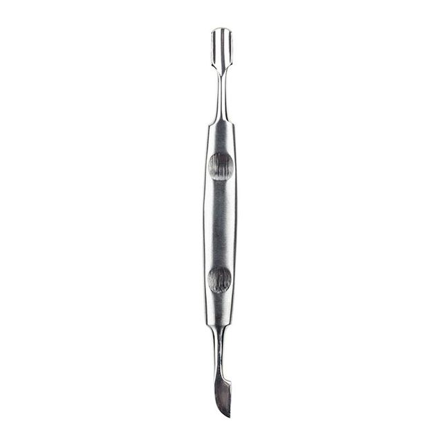 Spatula cu dubla functie pentru impingere cuticule