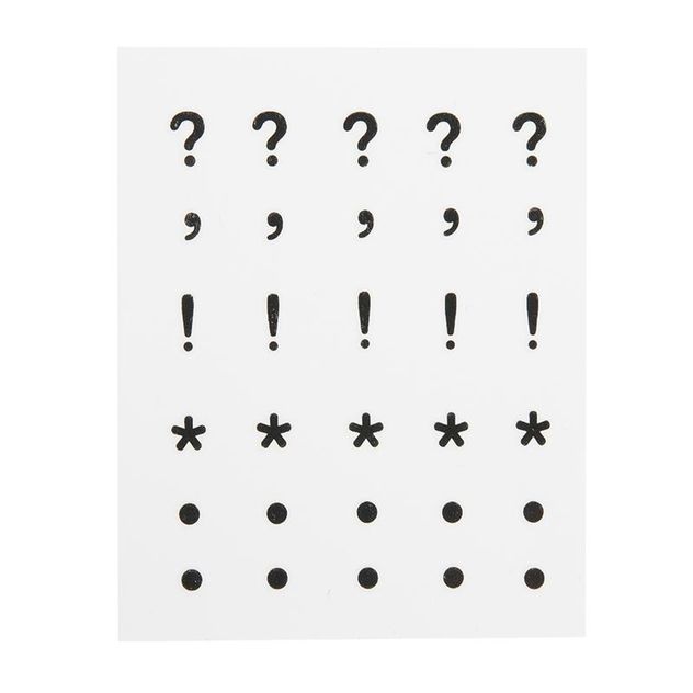 Decor adeziv pentru unghii PUNCTUATION