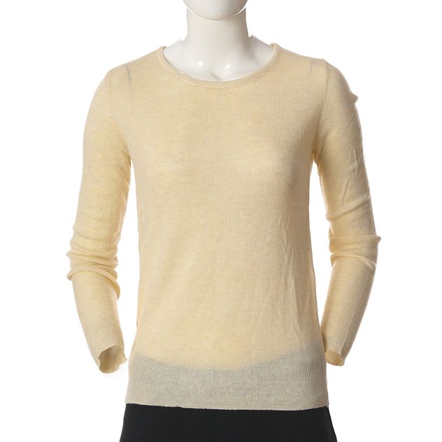 Bluza bej cu maneca lunga