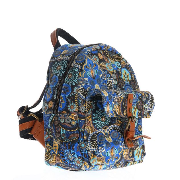 Rucsac boho cu design colorat si bretele ajustabile